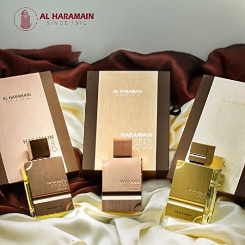 Al Haramain Amber Oud Gold Edition 60ml | Luxury Eau de Parfum for Women & Men | Long-lasting Unisex Fragrance with Amber & Oud Perfume Spray