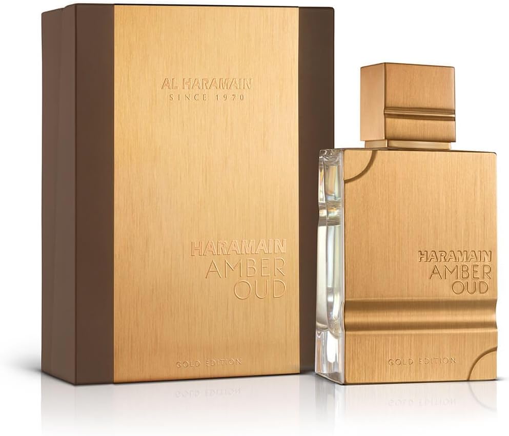 Al Haramain Amber Oud Gold Edition 60ml | Luxury Eau de Parfum for Women & Men | Long-lasting Unisex Fragrance with Amber & Oud Perfume Spray