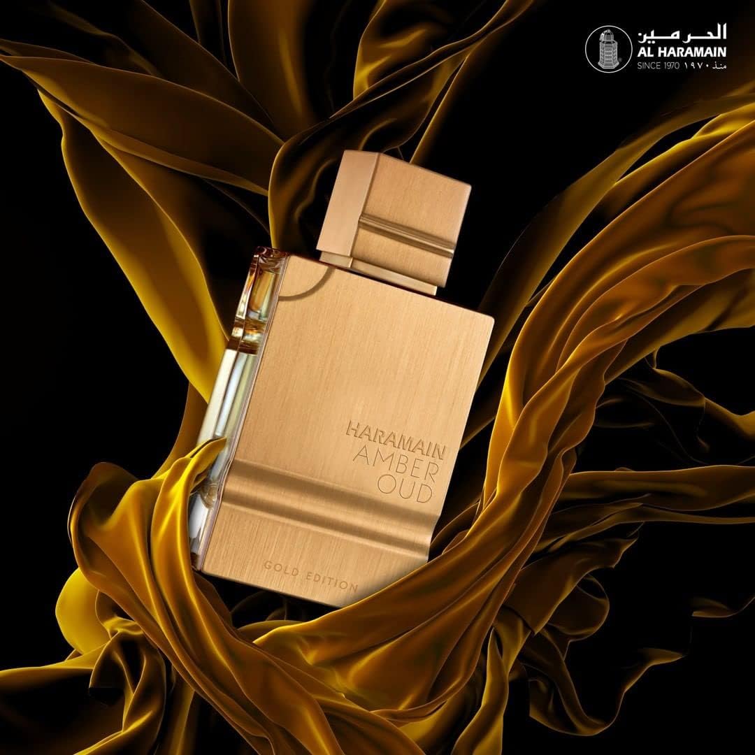 Al Haramain Amber Oud Gold Edition 60ml | Luxury Eau de Parfum for Women & Men | Long-lasting Unisex Fragrance with Amber & Oud Perfume Spray